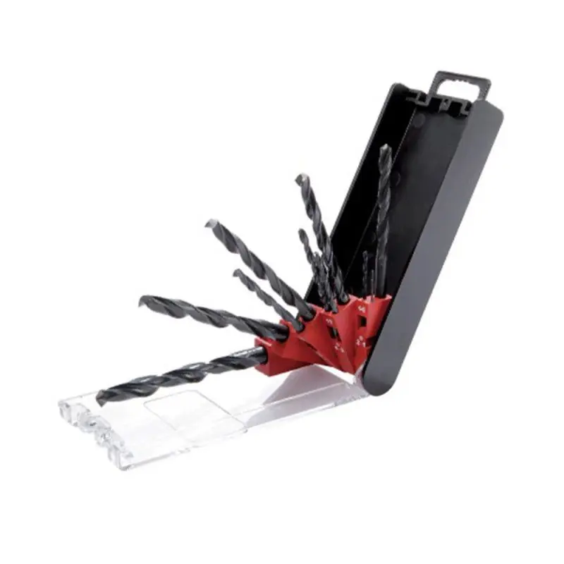 Coffret éventail plastique 10 forets métaux HSS Cobalt 8% Ø1 à 10mm - Riss Édition Limitée