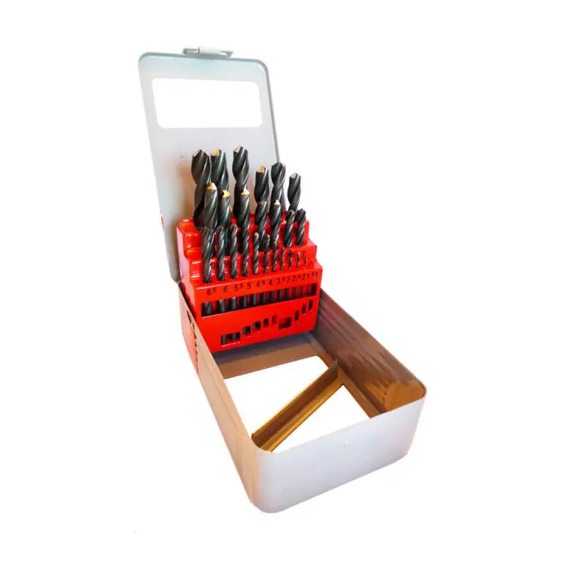 Bon Plan Coffret métallique 25 forets métaux HSS Cobalt 8% Ø1 à 13mm - Riss